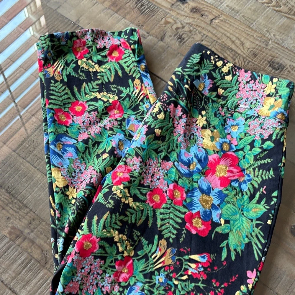 Up Floral stretchy, comfy & fun Pants - Picture 8 of 11